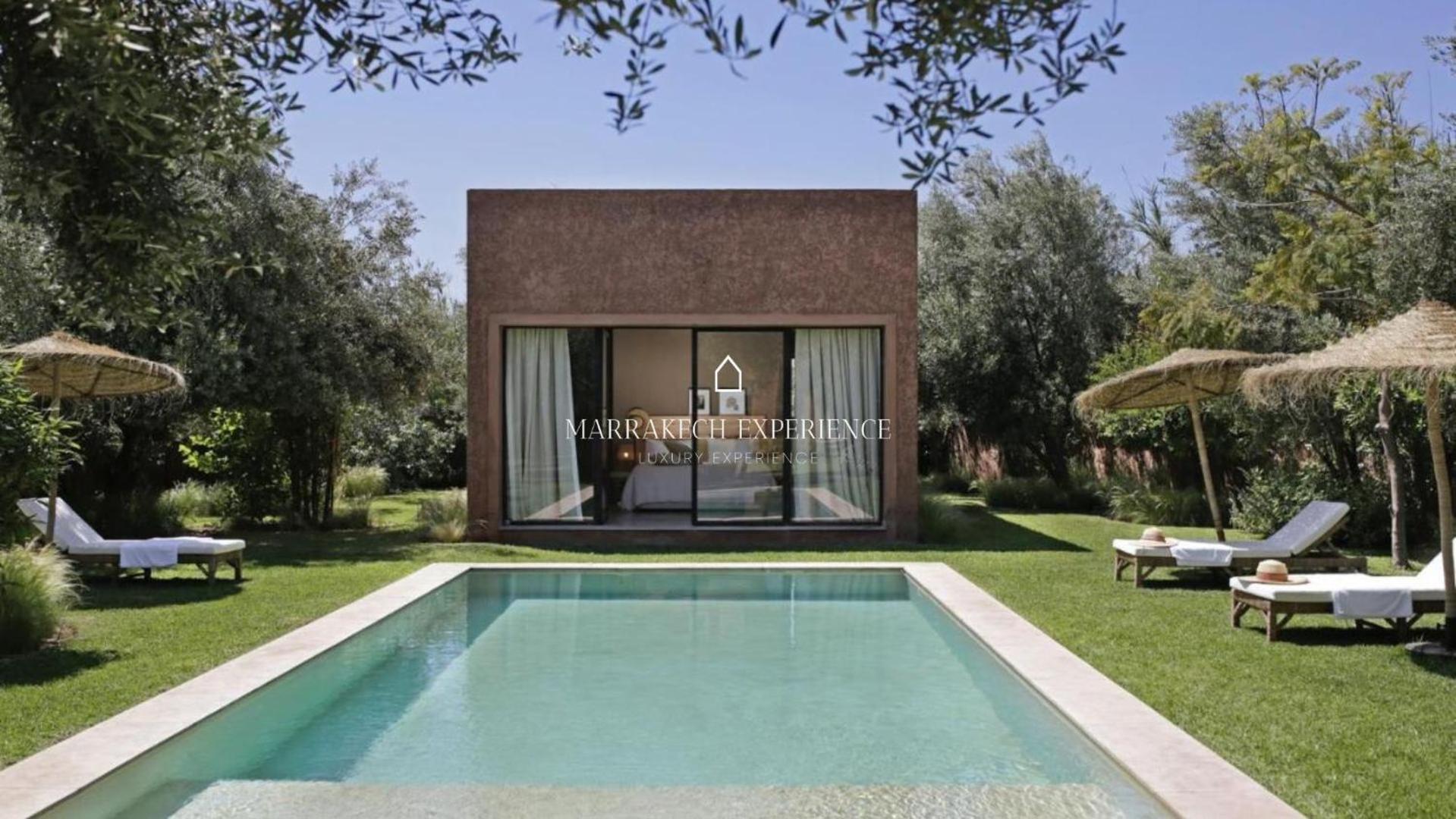 Jardin Bleu Villa Marrakesh Bagian luar foto