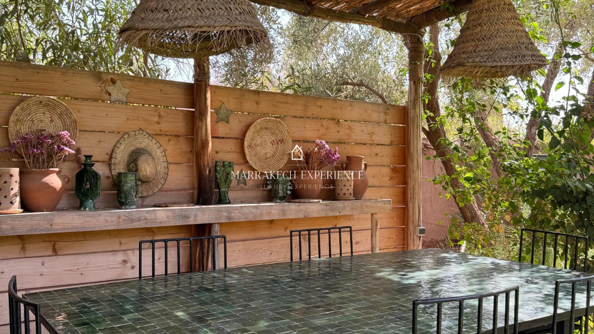 Jardin Bleu Villa Marrakesh Bagian luar foto