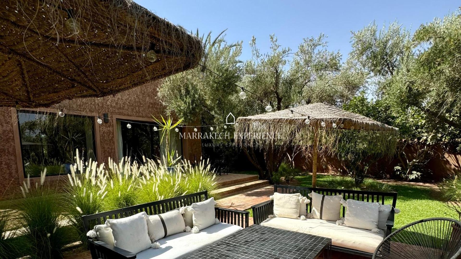 Jardin Bleu Villa Marrakesh Bagian luar foto
