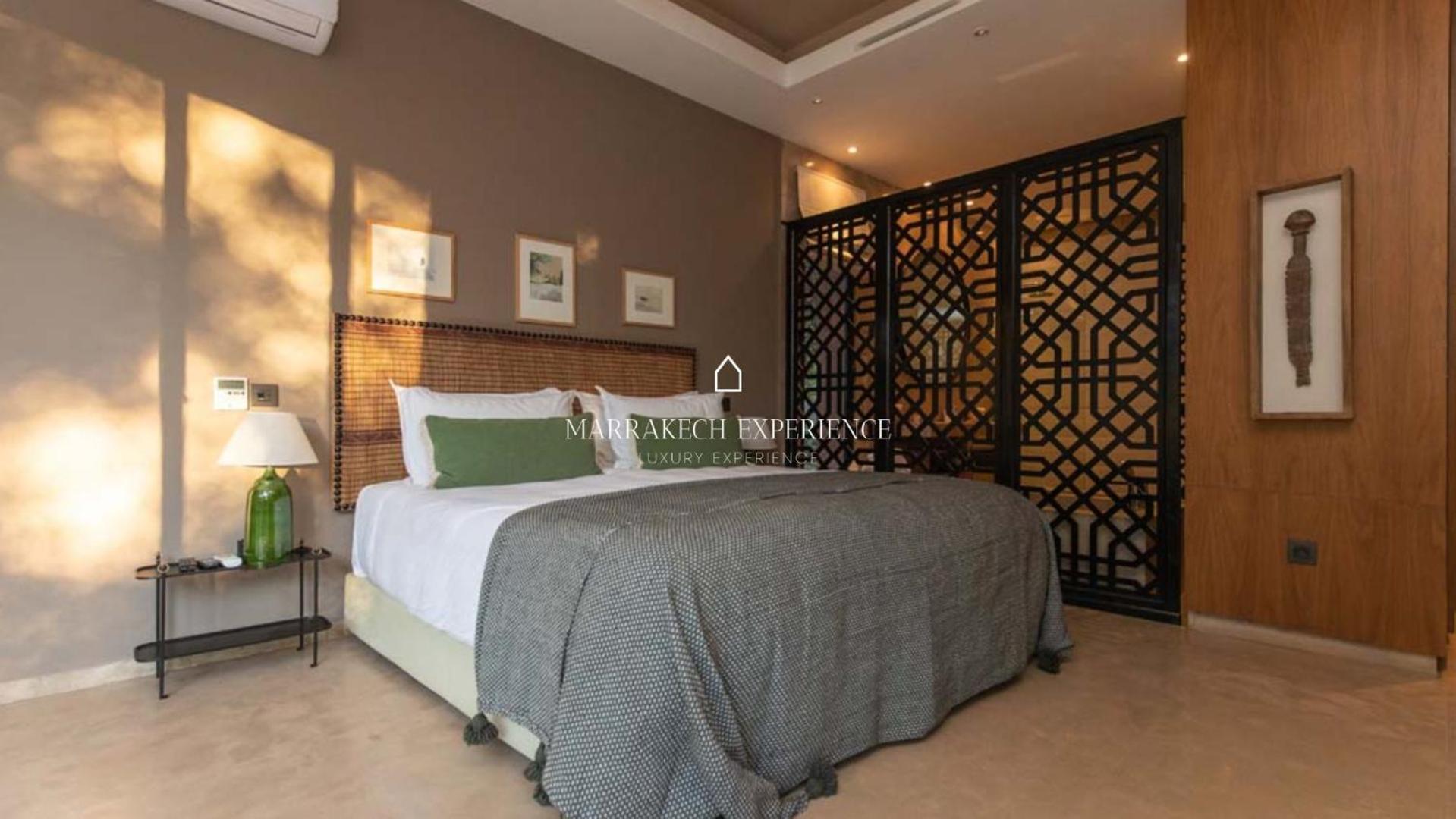 Jardin Bleu Villa Marrakesh Bagian luar foto