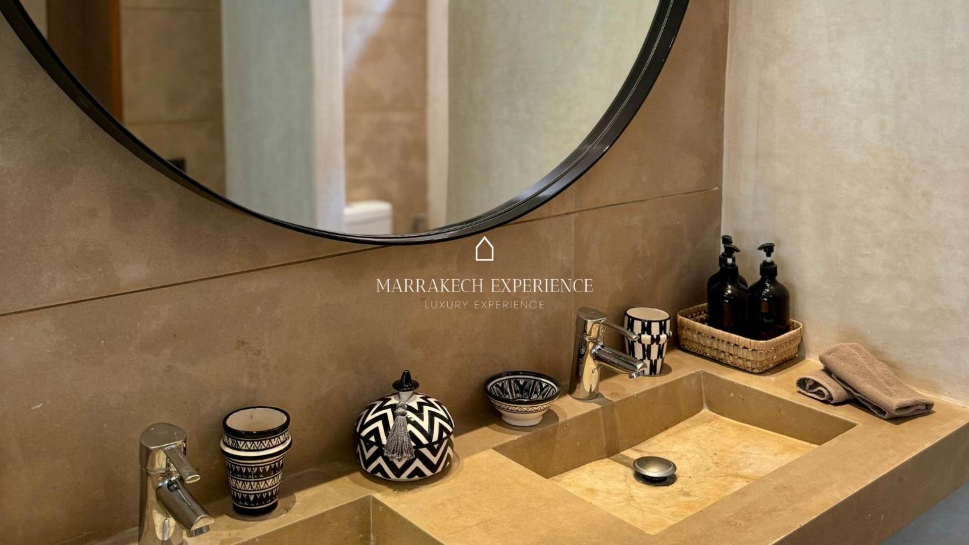 Jardin Bleu Villa Marrakesh Bagian luar foto