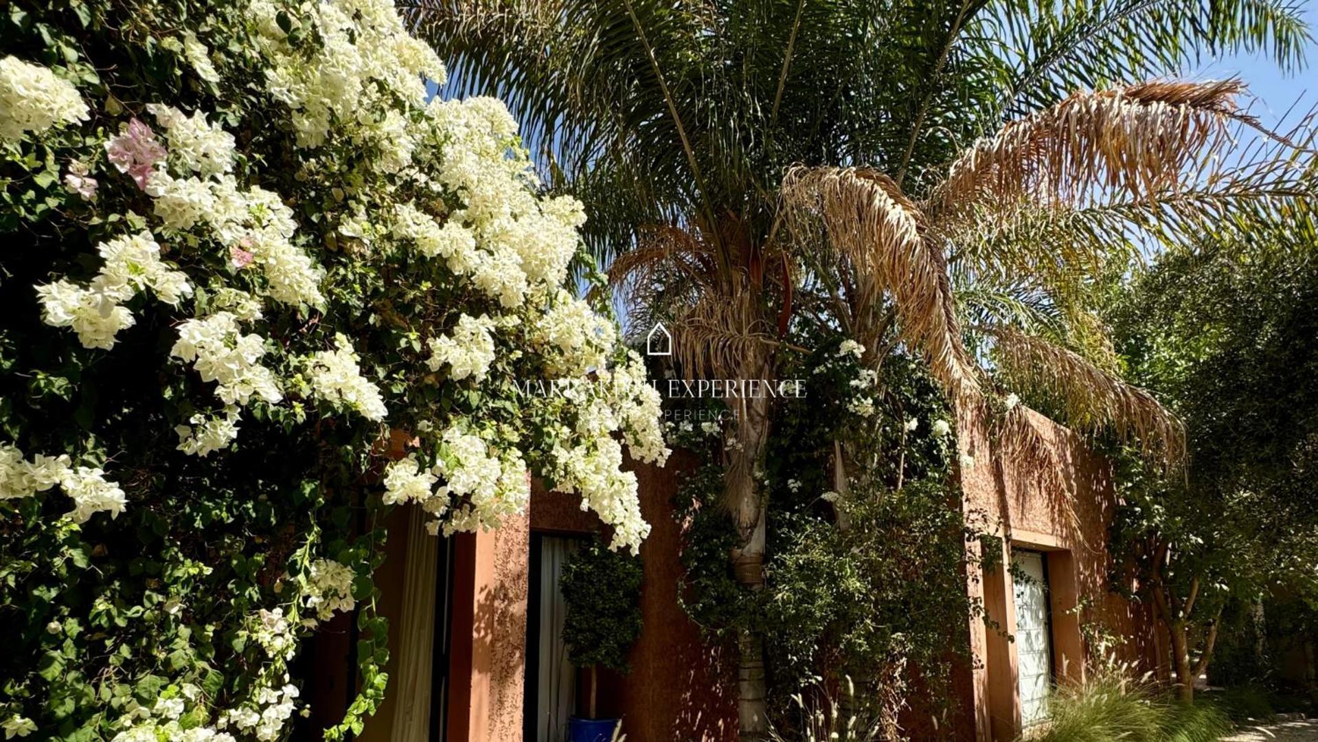 Jardin Bleu Villa Marrakesh Bagian luar foto