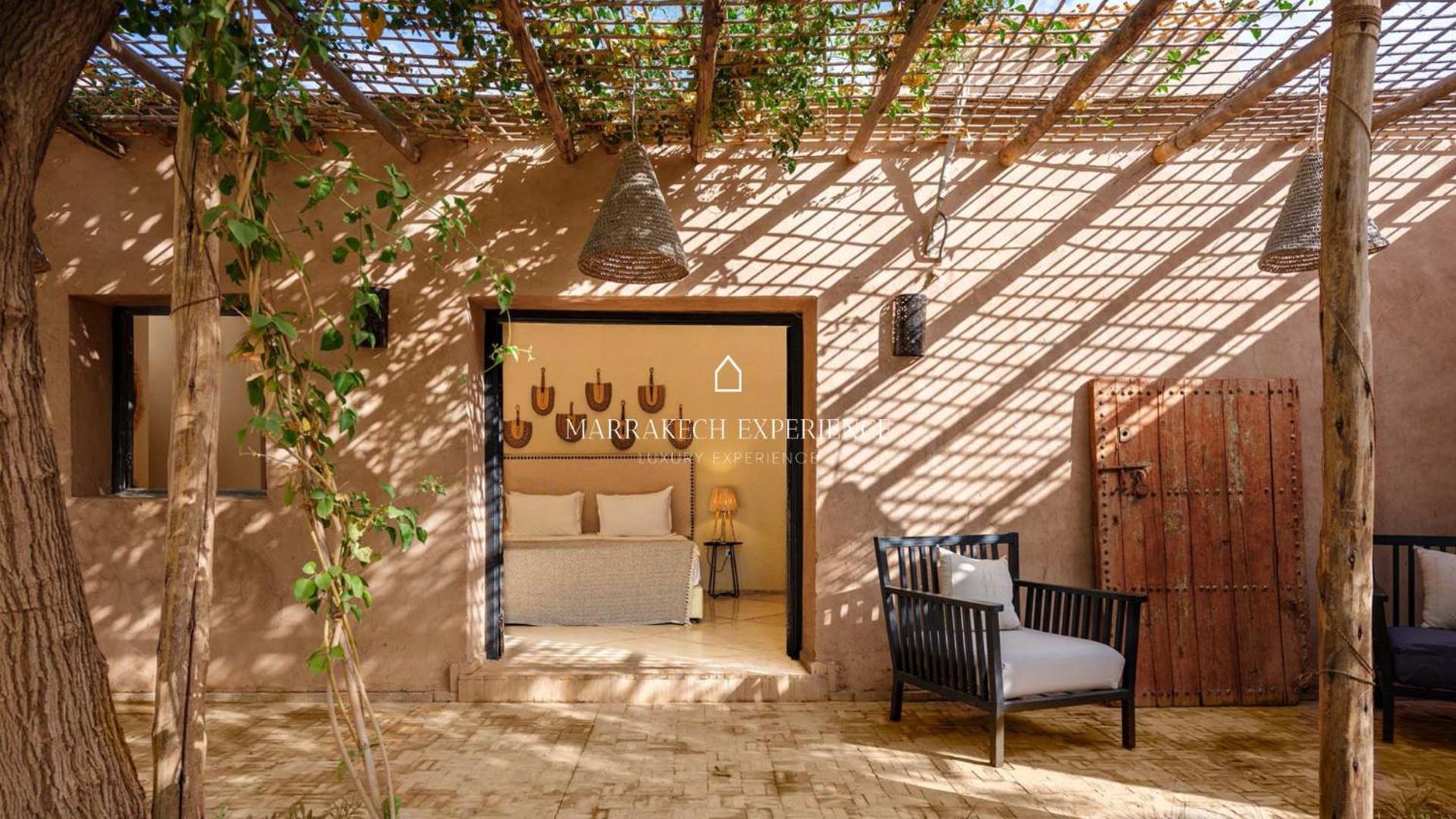 Jardin Bleu Villa Marrakesh Bagian luar foto